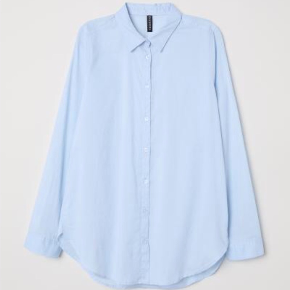 Light blue Button down H&M shirt || size 4
